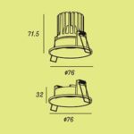 DOWNLIGHT PLAST-R/ GU10