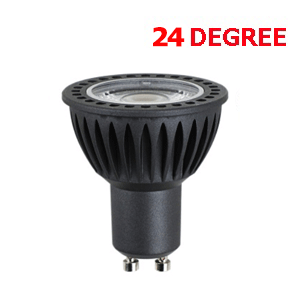 หลอดGU10 LED 220V 7W 4000K มุม24D